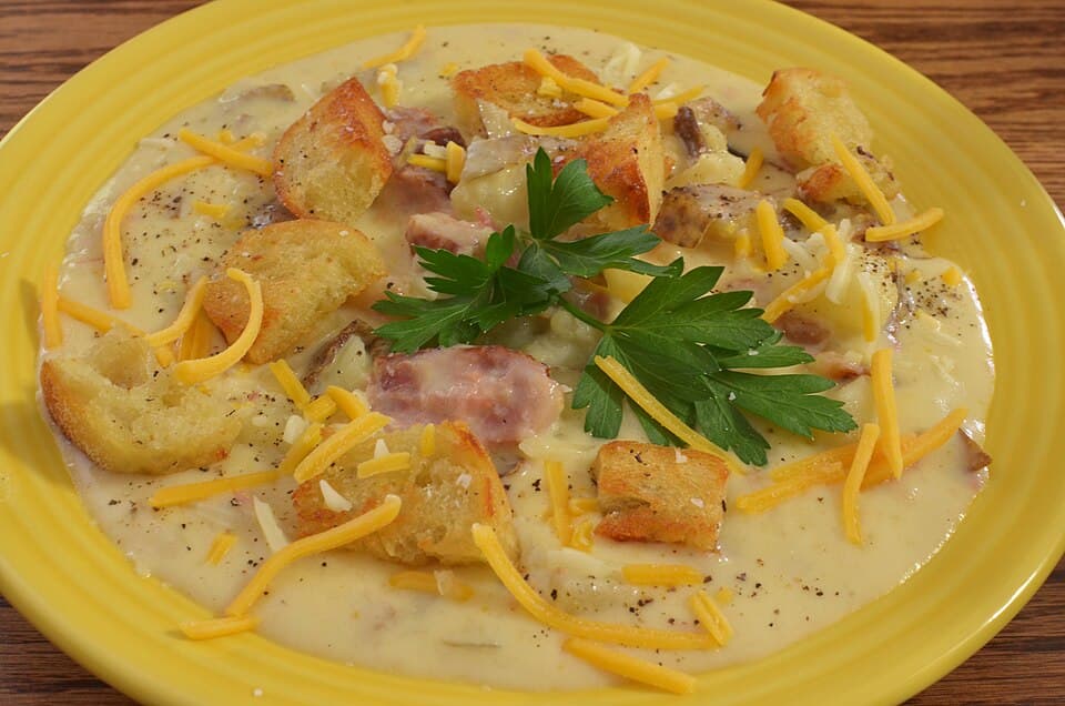 Foto de Sopa de patatas con queso