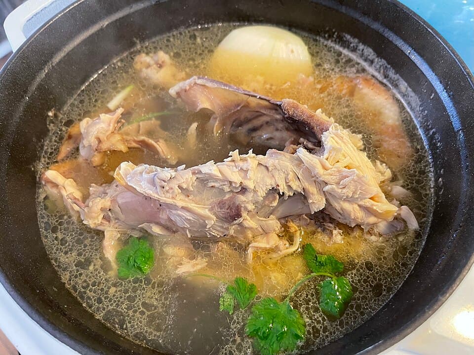 Foto de Pozole de Pollo con Verduras