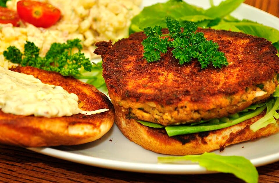 Foto de Salmon Patties con Verduras