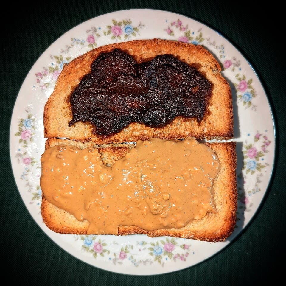 Foto de Sándwiches de Manzana con Crema de Cacahuete