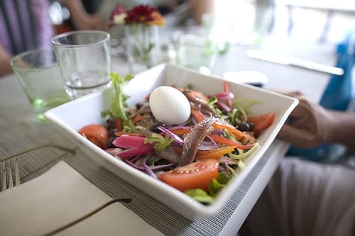 Foto de Ensalada de atún, huevo y judías verdes