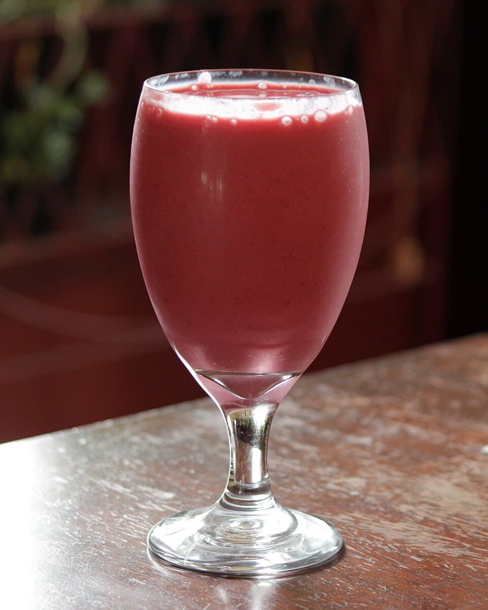 Foto de Smoothie de remolacha y frambuesa