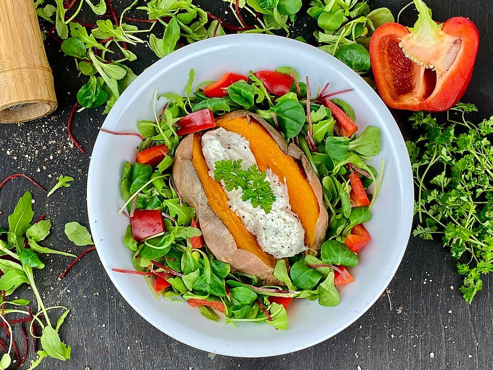 Foto de Boniato al horno con tahini