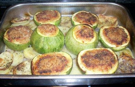 Foto de Calabacines rellenos de garbanzo