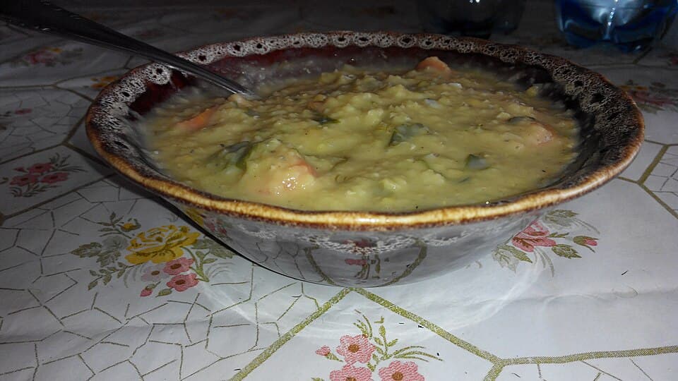 Foto de Sopa de zanahoria y lentejas