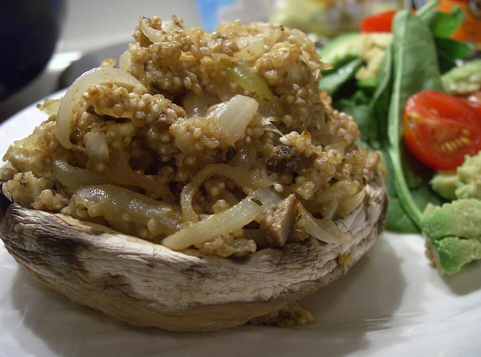 Foto de Champiñones Rellenos de Quinoa