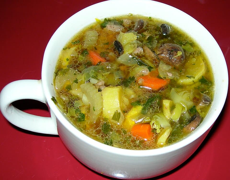 Foto de Sopa de pollo y verduras