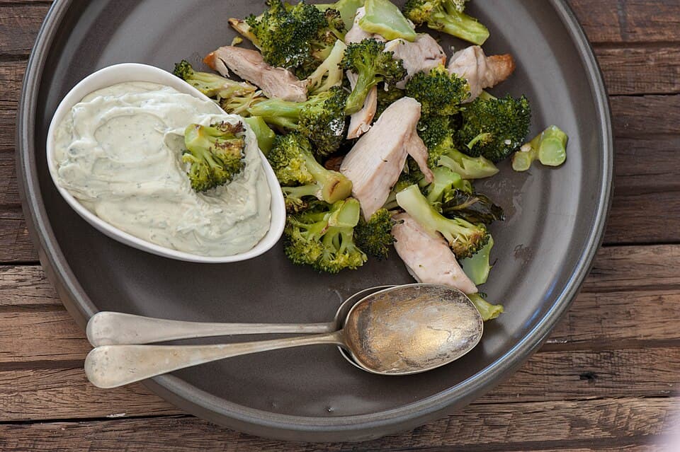 Foto de Sarten de pollo, brócoli y queso