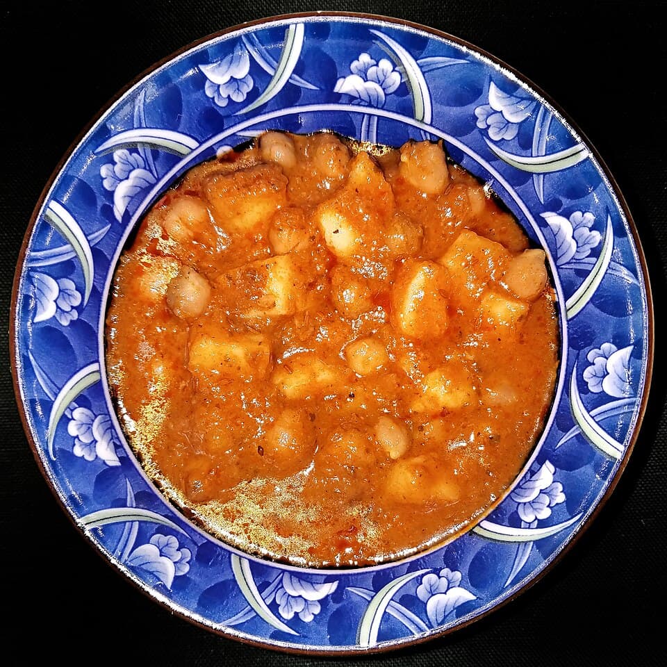 Foto de Estofado de garbanzos y tomate