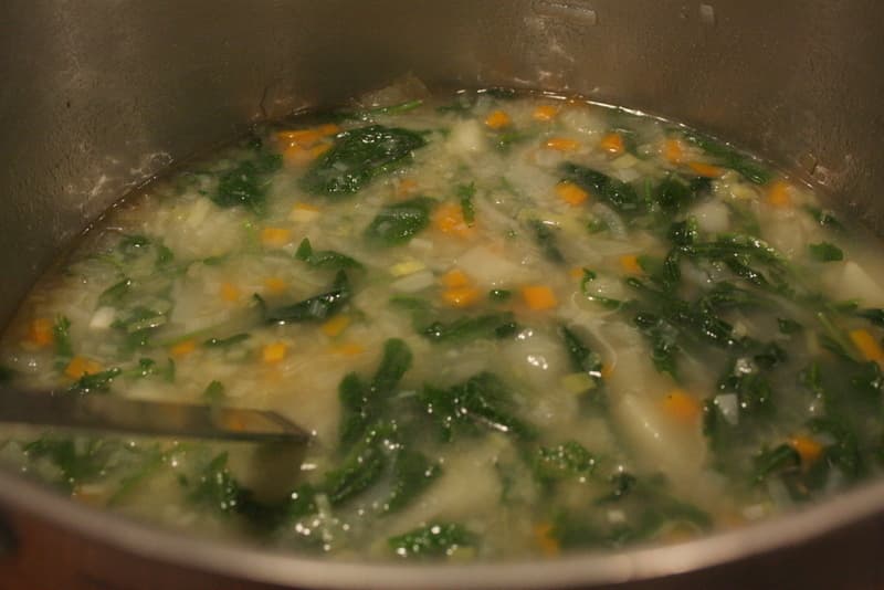 Foto de Sopa cremosa de patatas y cebolla