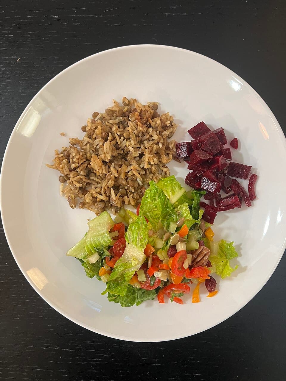 Foto de Ensalada de lentejas y remolacha