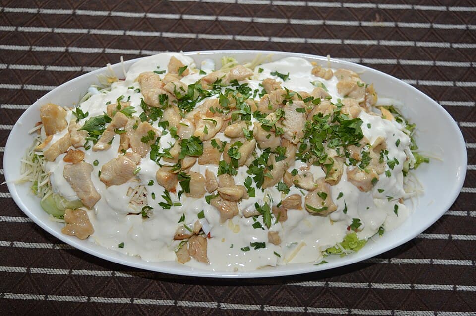 Foto de Ensalada de Pollo, Lechuga y Parmesano