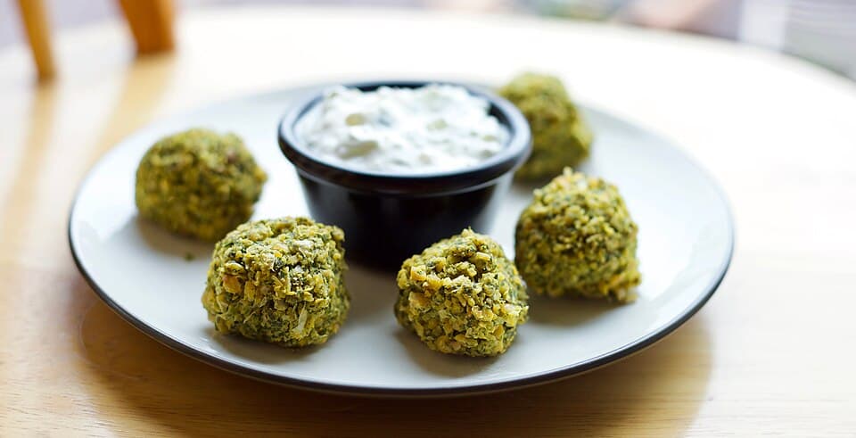 Foto de Falafel al horno con ensalada