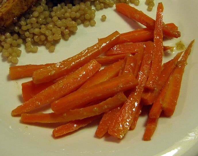 Foto de Carrottes glaseadas y arándanos silvestres