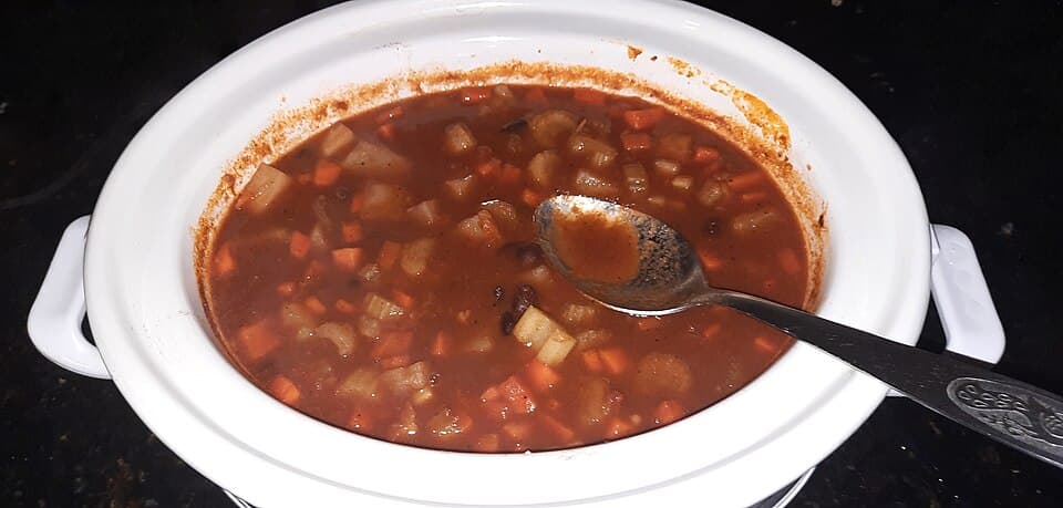 Foto de Guiso de alubias blancas con espinacas