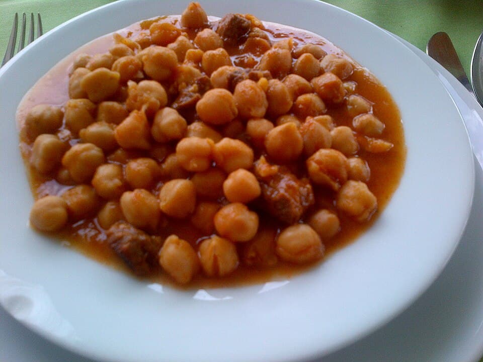 Foto de Guiso de Garbanzos con Espinacas y Comino