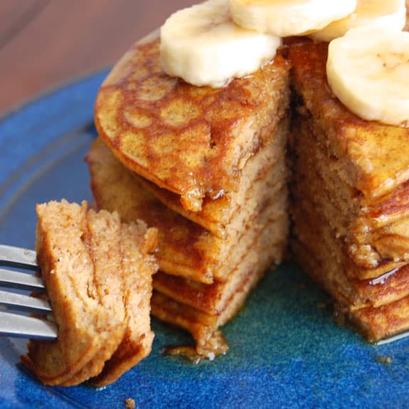 Foto de Pancakes de Calabaza con Crema de Avena