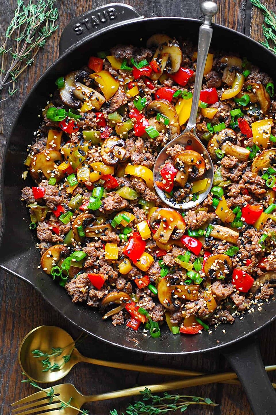 Foto de Pollo al limón y ajo con verduras