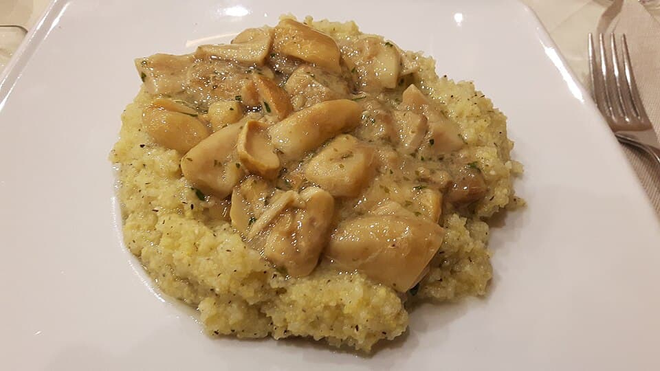 Foto de Polenta cremosa con setas