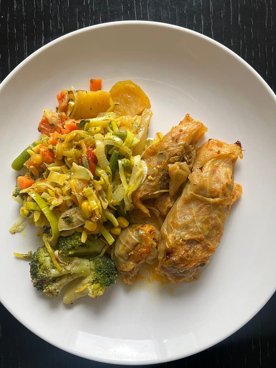 Foto de Quinoa y ensalada de verduras asadas