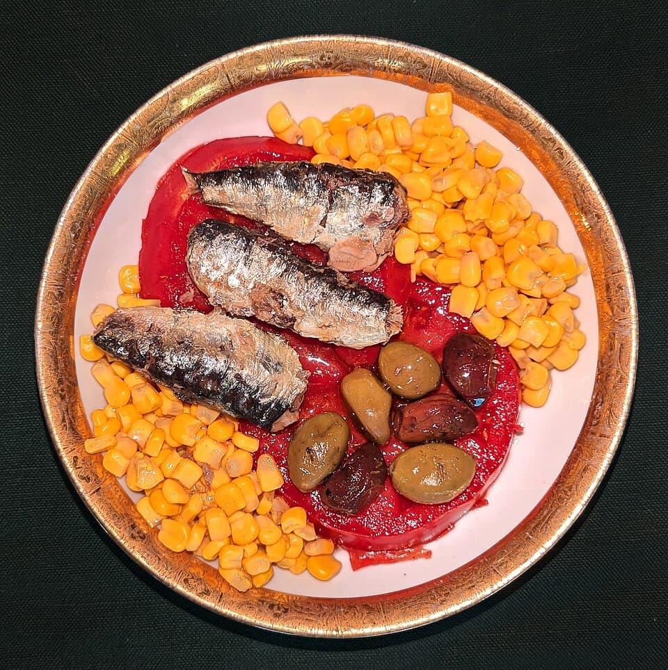Foto de Sardinas a la Plancha con Ensalada Fresca