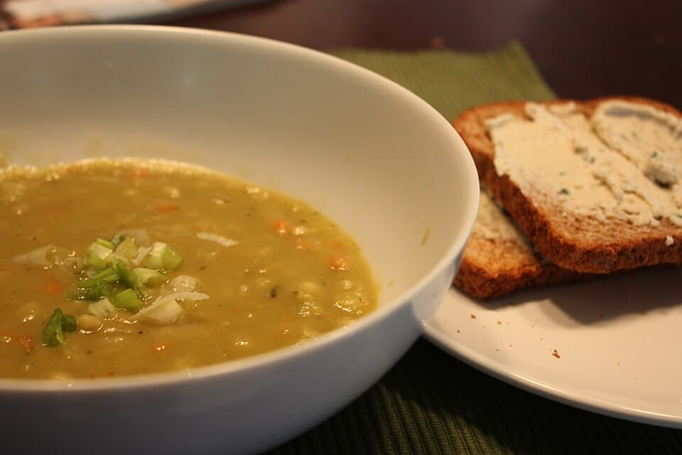 Foto de Sopa de guisantes secos