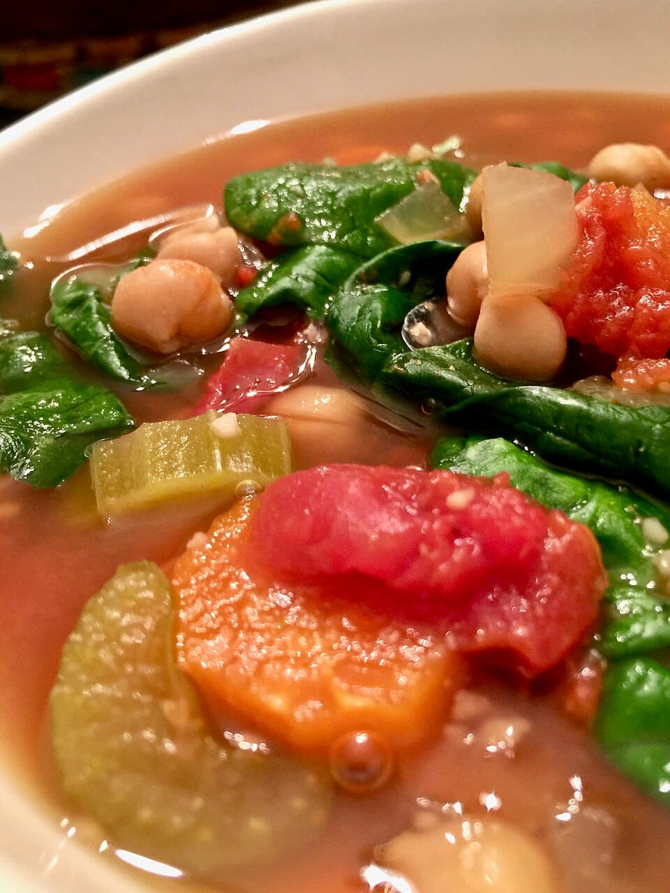 Foto de Sopa de Tomate y Garbanzos