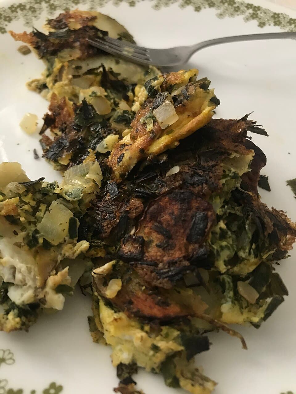 Foto de Omlet de Espinacas y Champiñones