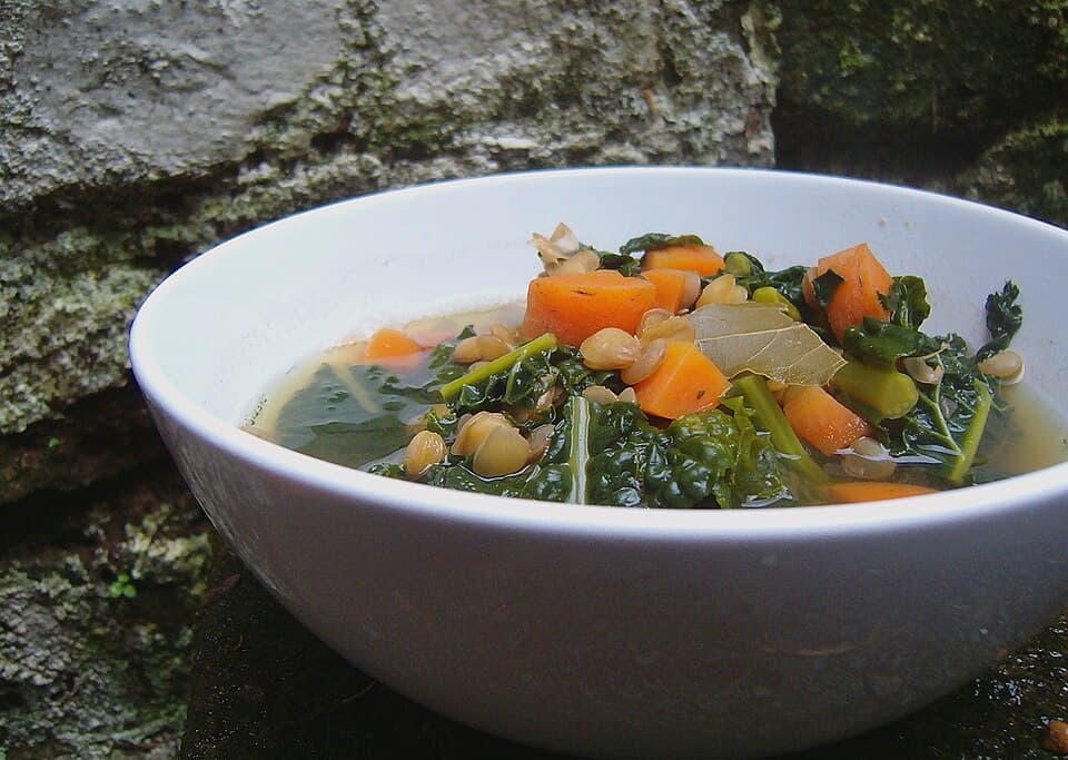 Foto de Sopa de verduras de primavera